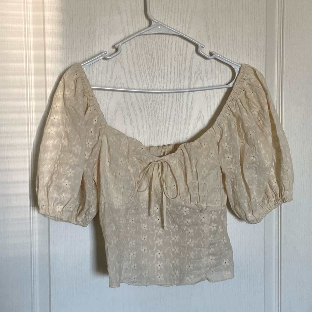Crop Top  Floral Crop Top  Rayon Top